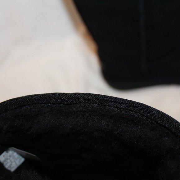 NIB UGG KOOLABURRA GIRL'S TALL BOW SUEDE FUR LINED WINTER BOOTS BLACK - Picture 6 of 7